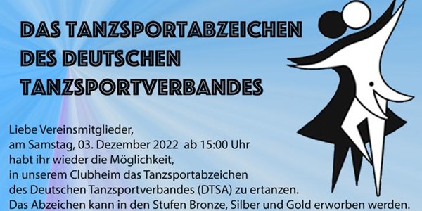 Informationen zum DTSA Tanzsportabzeichen