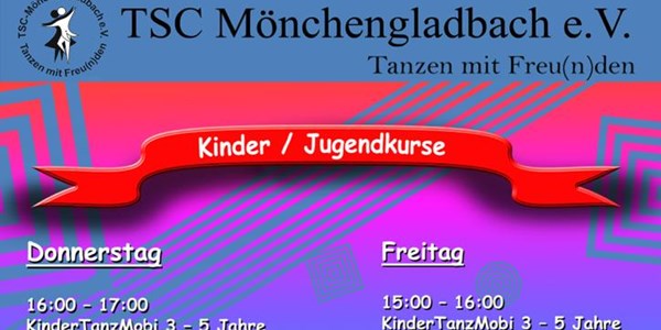 Unsere aktuellen Tanzangebote für Kinder und Jugendliche
