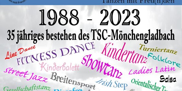 35 Jahre TSC Möchengladbach e.V.