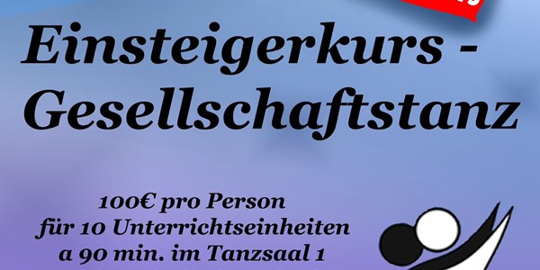 Neuer Einsteigerkurs - Gesellschaftstanz