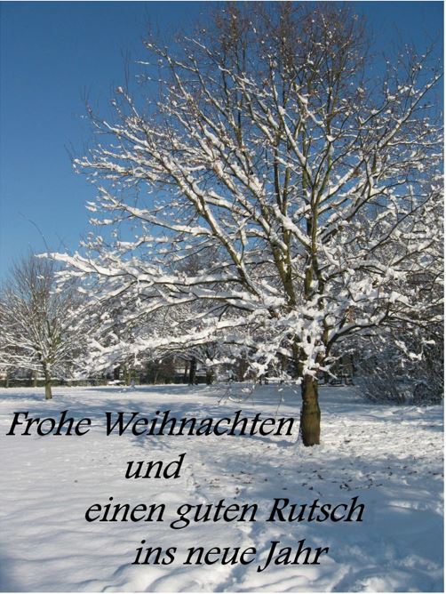 Weihnachtsgrüße vom Vorstand