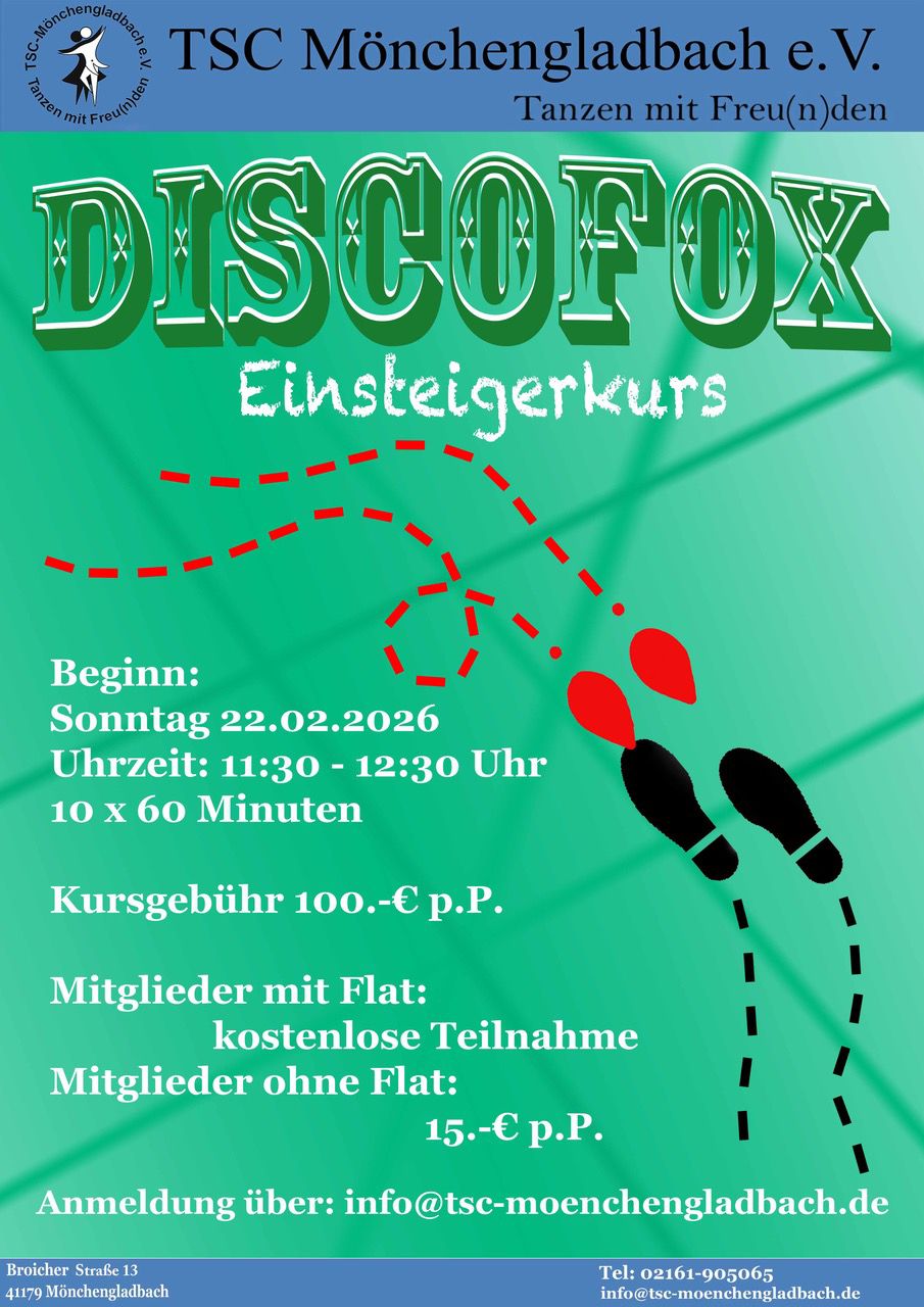Neuer Discofox - Einsteigerkurs