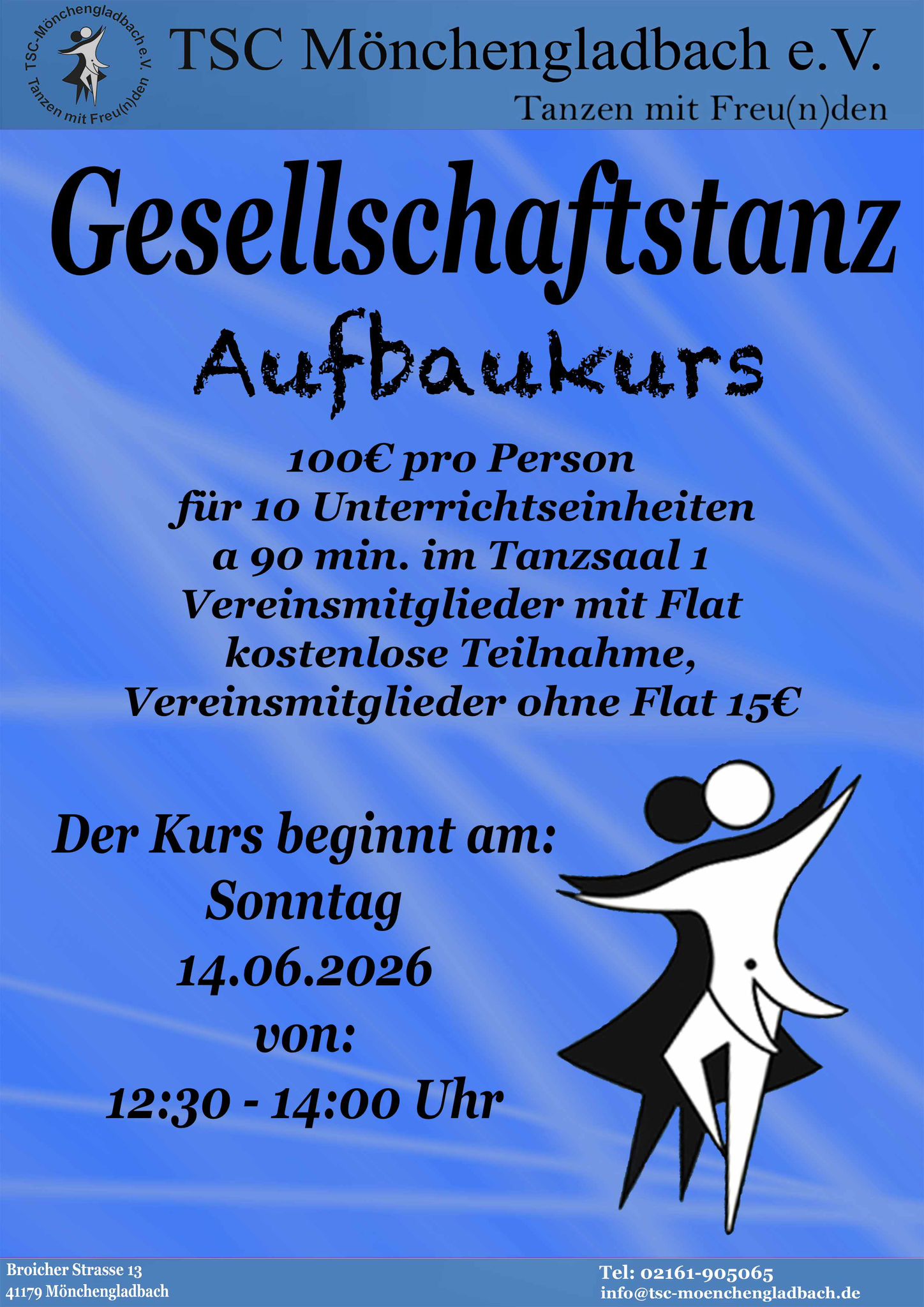 Neuer Gesellschaftstanz - Aufbaukurs